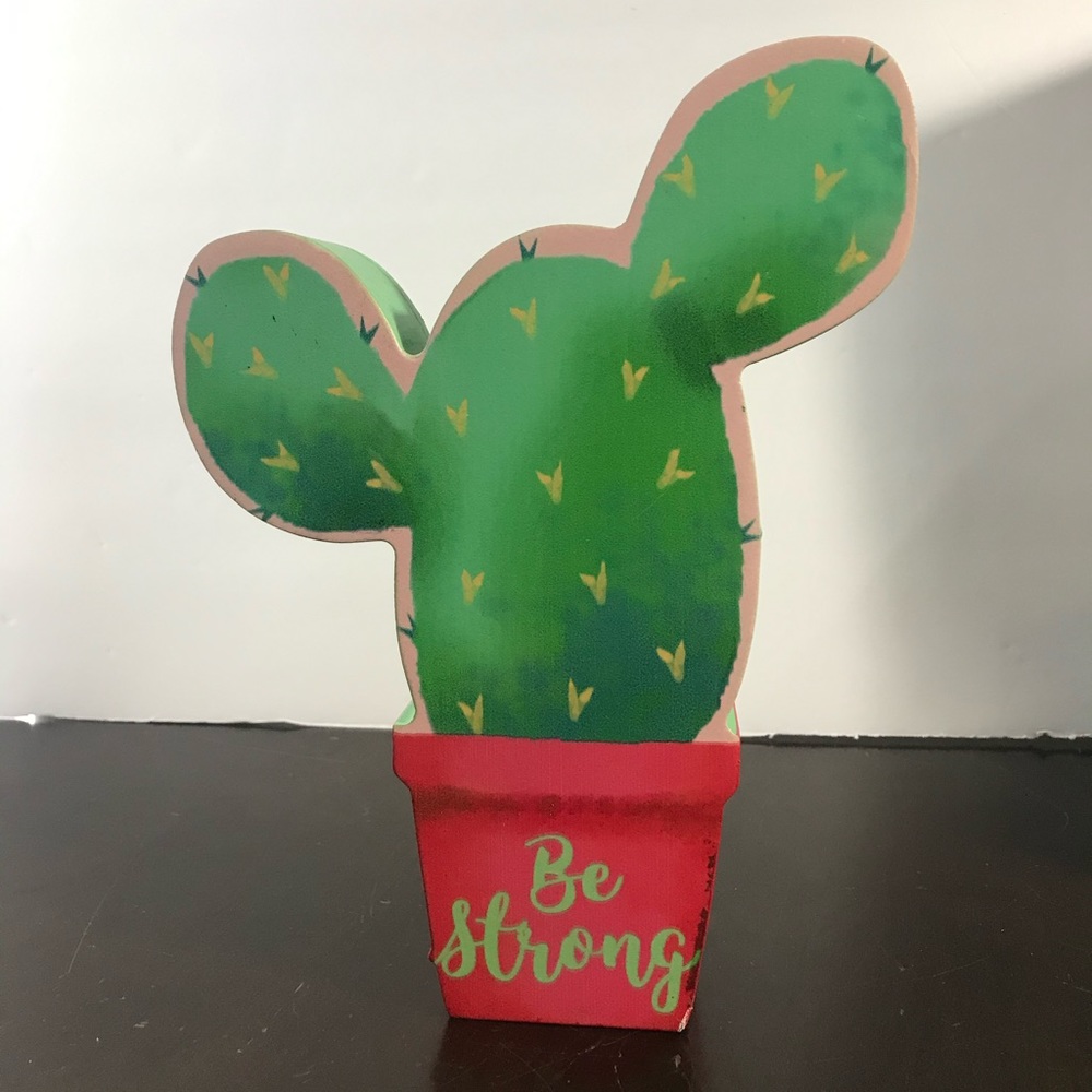 Cactus Wood Table Decor from Joann